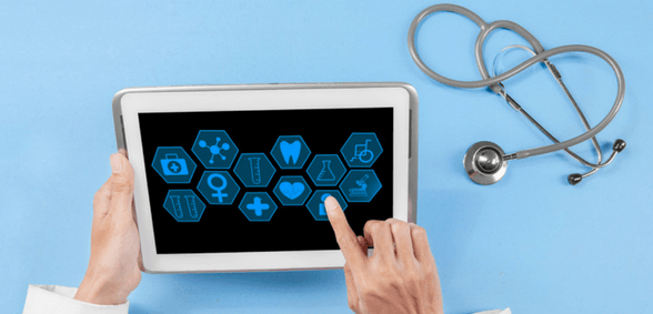 Health tech - blue