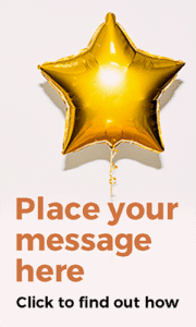 Advert spot: Place your message here. Click to find out how.