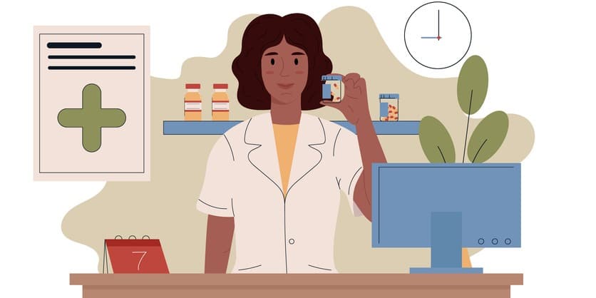 Pharmacy business, medicine, consulting medical treatment.