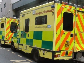 Ambulance delays outside A&E reach new high in England