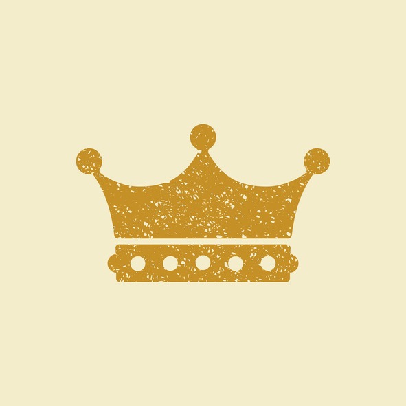Vector symbol of the Royal crown. Illustration