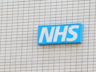 NHS National Health Service sign UK