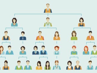 Organizational chart corporate business hierarchy
