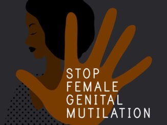 Zero Tolerance for Female Genital Mutilation. Stop female genital mutilation. Zero tolerance for FGM. Stop female circumcision, female cutting