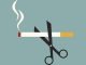 scissors cut a cigarettes