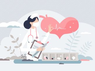Nurse occupation as hospital specialist and assistance tiny person concept. Clinic doctor job and professional pharmacy staff vector illustration. Ambulance medic work and healthcare patient treatment