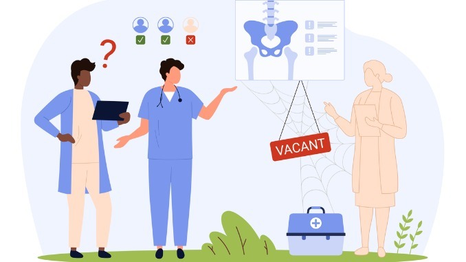 Urgent problem of staff shortage among medical workers
