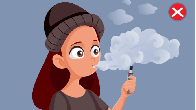 Teenage Girl with Vaping Addiction 