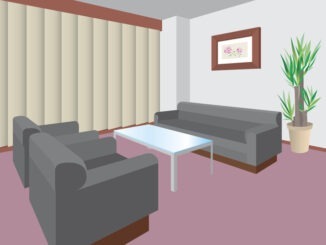 Illustration of interior / Meeting room
