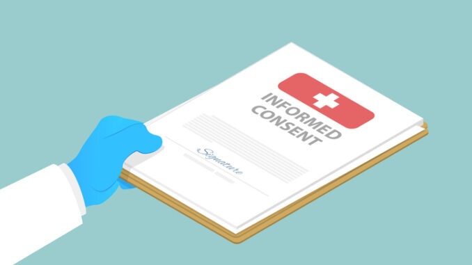 Health Care Treatment Form, Medical Agreement