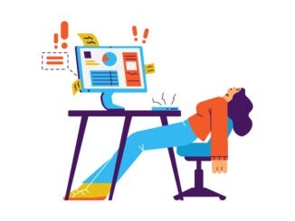 Boredom Isn’t a Career Killer - It’s a Wake-Up Call Office employee feels bored and burned out from work