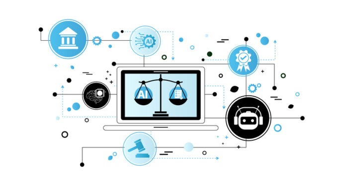 AI ethics and legal concepts artificial intelligence law and online technology of legal regulations