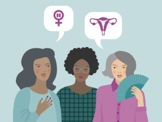 Menopause talk, women's peer support group.