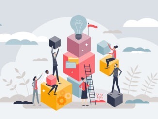 Career building blocks as professional development tiny person