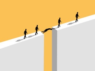 Entrepreneurs act as bridges for their teams to cross the cliffs